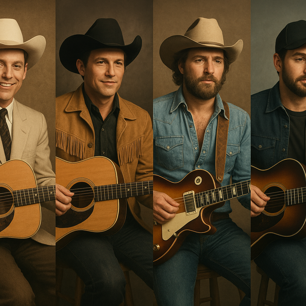 Ewolucja brzmienia country od lat 50. do współczesności.