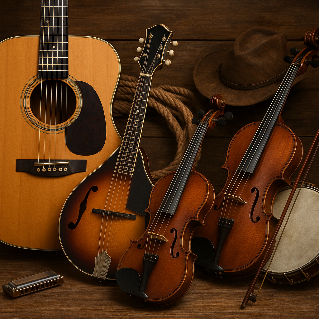 Instrumenty charakterystyczne dla country i ich rola w brzmieniu.