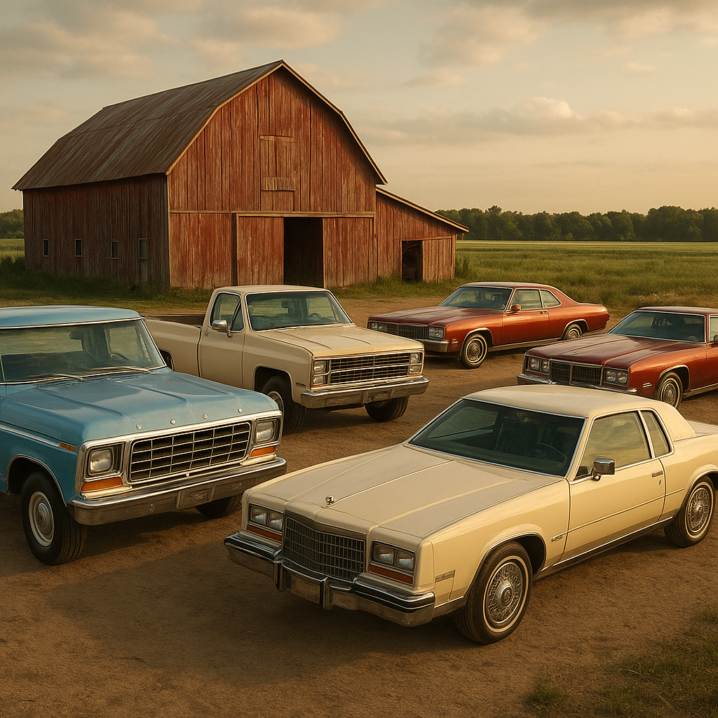 Country i samochody – od pickupów po cadillaki.