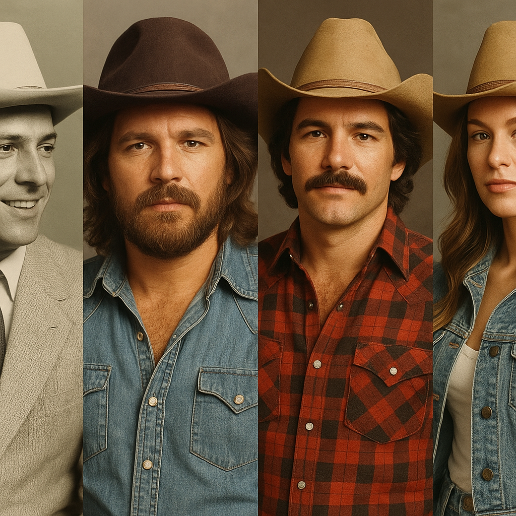 Jak zmieniała się estetyka brzmienia country przez dekady.