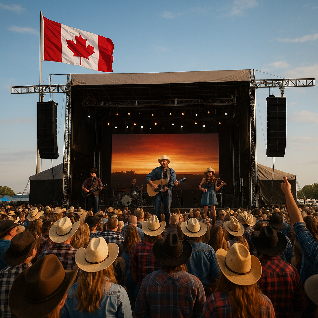 Najbardziej znane festiwale country w Kanadzie.