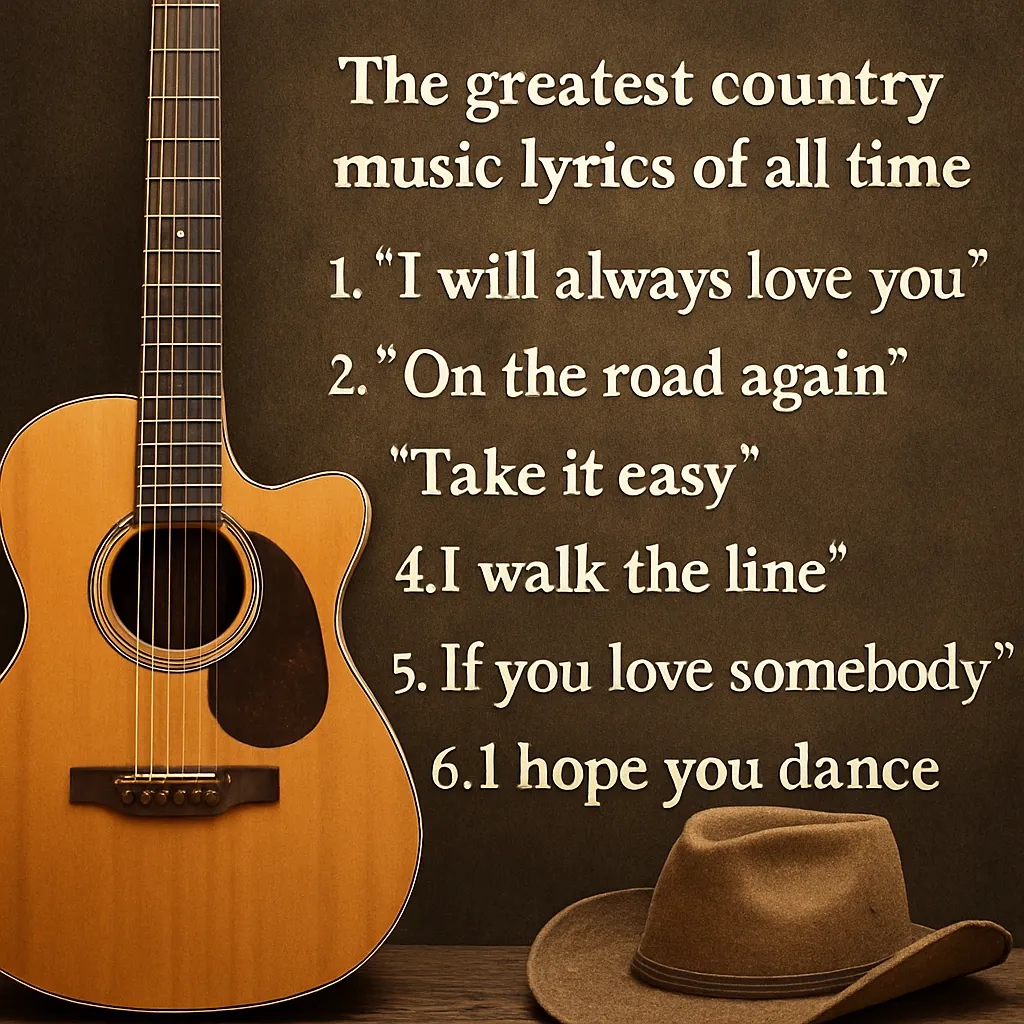 Najsłynniejsze cytaty z tekstów country, które warto znać.