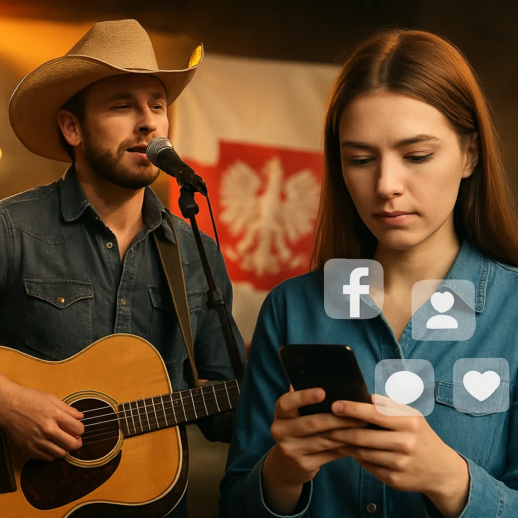 Country w Polsce a Internet – jak media społecznościowe zmieniły scenę.