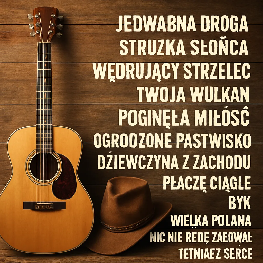 Najbardziej znane utwory country przetłumaczone na polski.